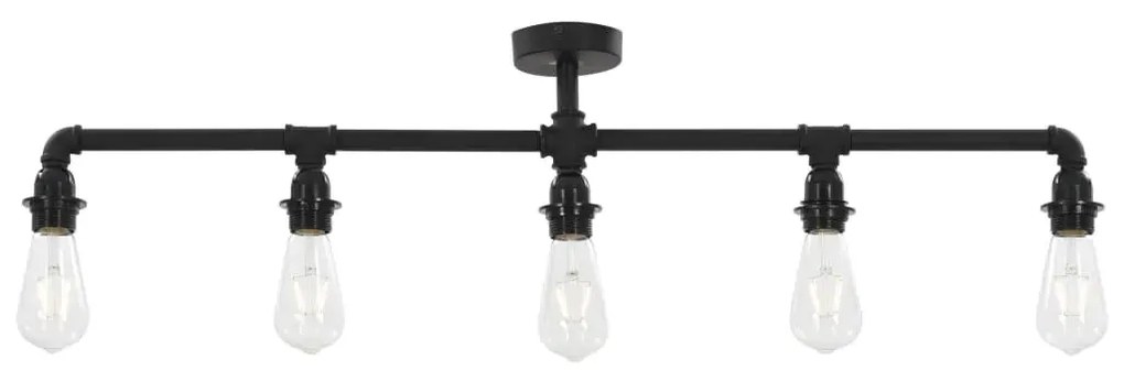 Czarna lampa sufitowa industrialna - EX176-Vicky