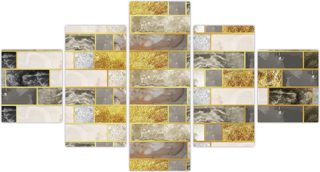Obraz - Dekoracje z teksturami (125x70 cm)