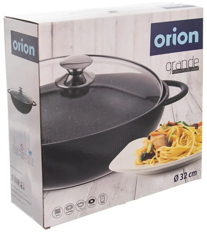 Patelnia aluminiowa WOK Orion Grande, ø 31 cm