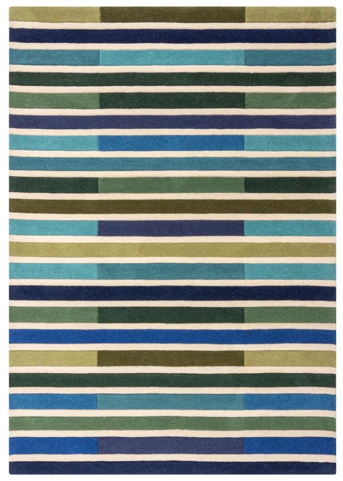 Zielony dywan wełniany 170x120 cm Piano – Flair Rugs