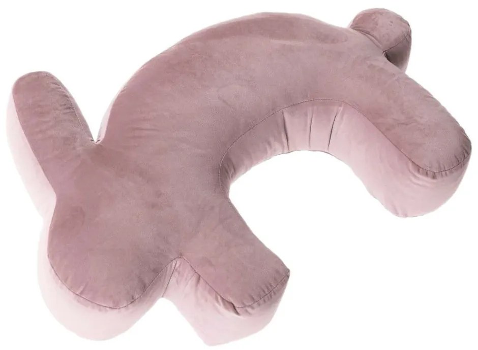 Różowa poduszka do karmienia Velvet Bunny – Yellow Tipi