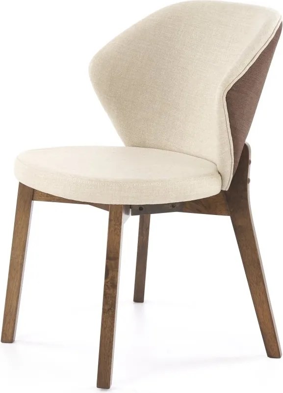 Krzesło do jadalni na orzechowych nogach K583 Halmar