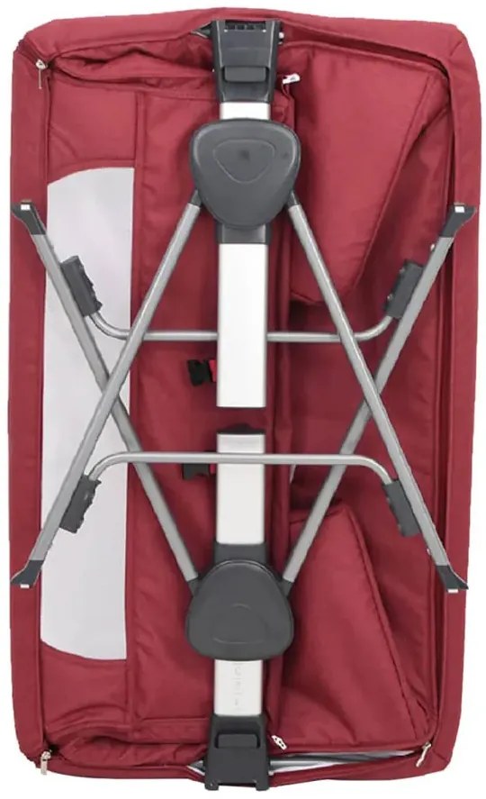 Czerwone przenośne łóżeczko niemowlęce G2-E81