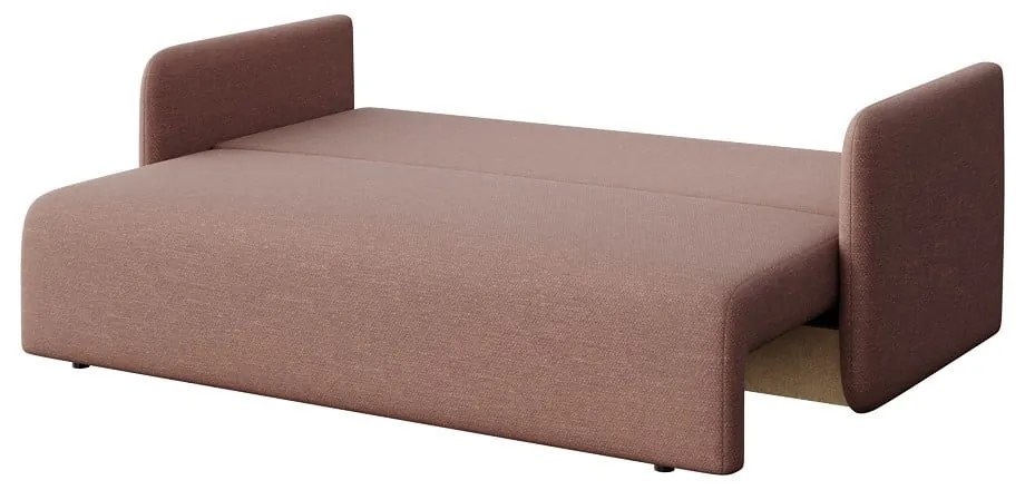 Różowa rozkładana sofa 220 cm Chaum – Rodier