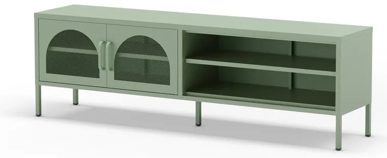 Miętowa szafka pod TV 160x50 cm Diora – Marckeric