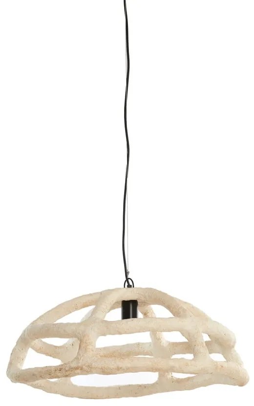 Kremowa lampa wisząca ø 59 cm Porila – Light &amp; Living