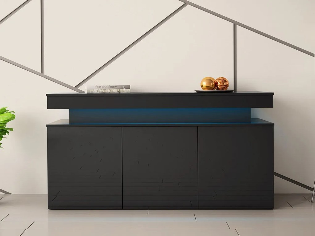 Komoda Lestirola 3D 160 z oświetleniem LED