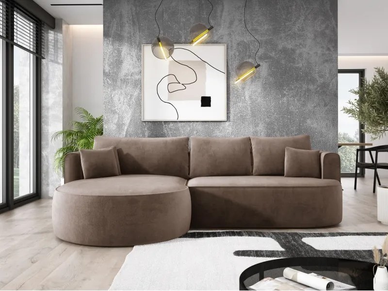 Narożnik FIORE L wolnostojący Lewostronny tkanina Salvador 03 WERSAL