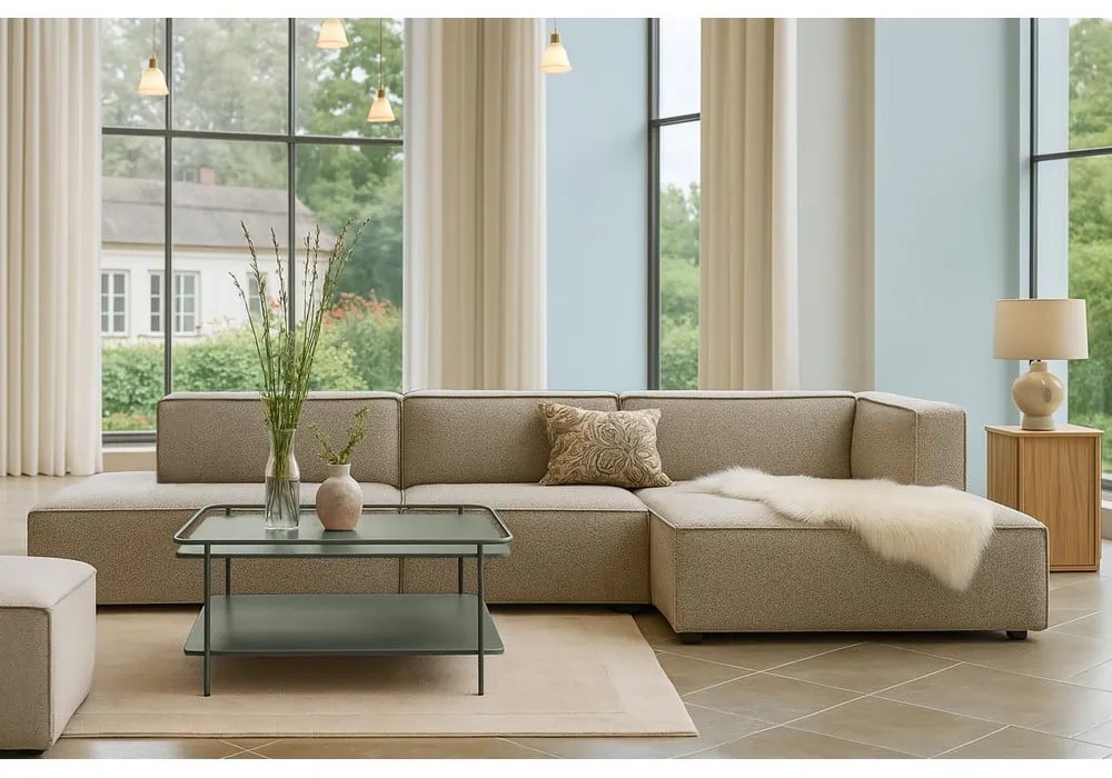 Zielony metalowy stolik 75x75 cm Yuba – Unique Furniture