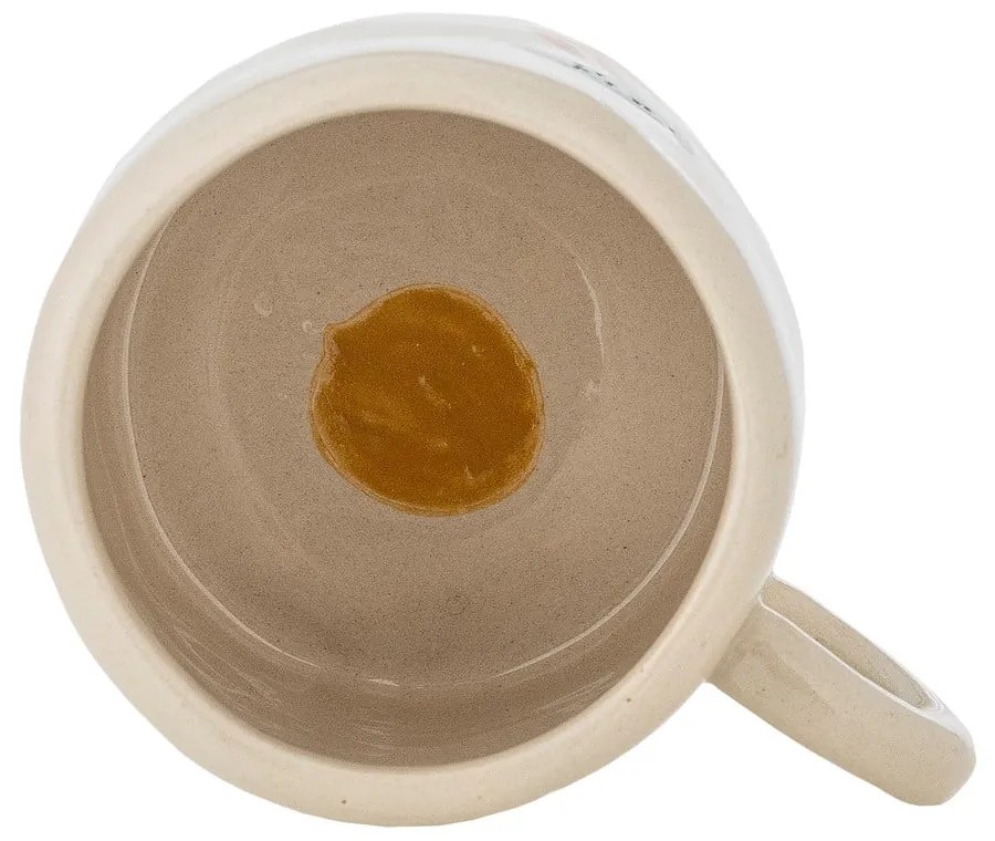 Kremowy ceramiczny kubek dla dzieci 230 ml Agnes – Bloomingville Mini