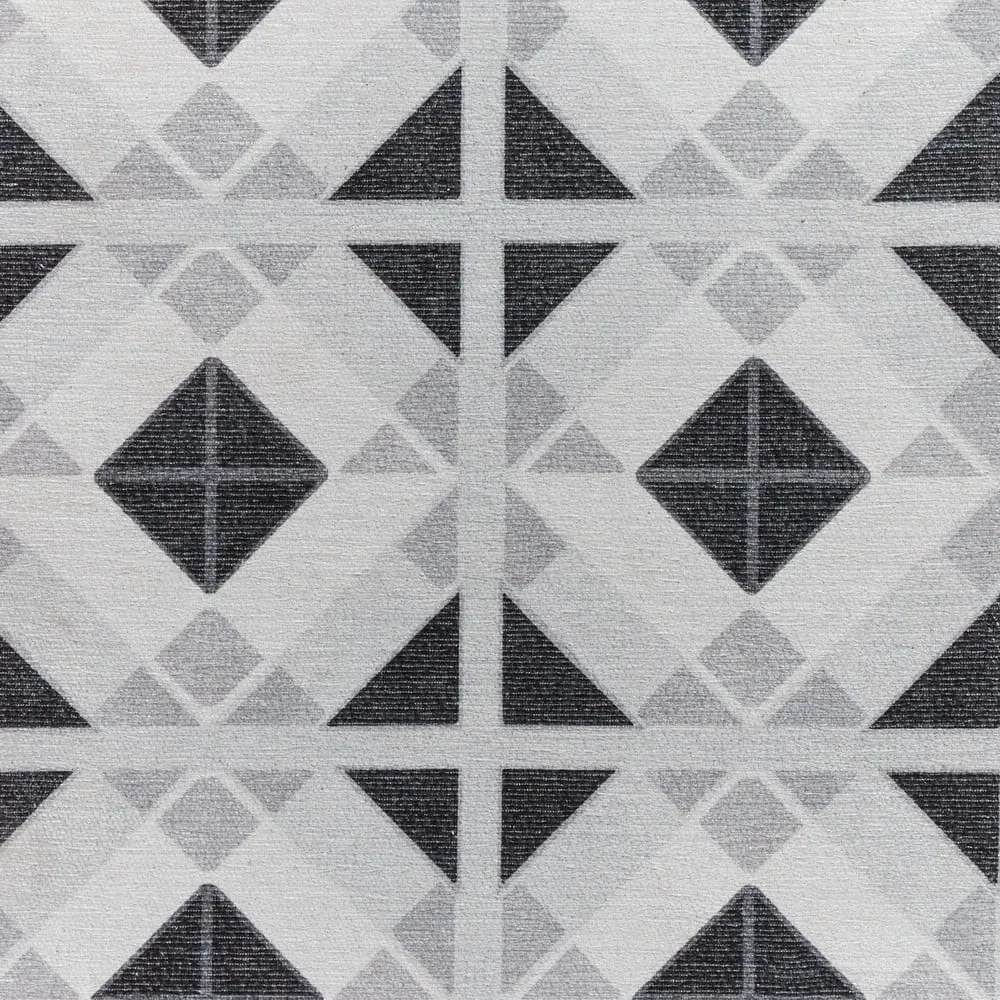 Jasnoszaro-ciemnoszary chodnik odpowiedni do prania 76x230 cm Victoria Light – Think Rugs