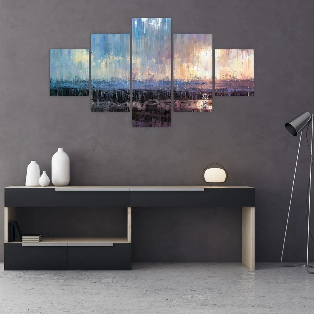Obraz - Abstrakcja (125x70 cm)