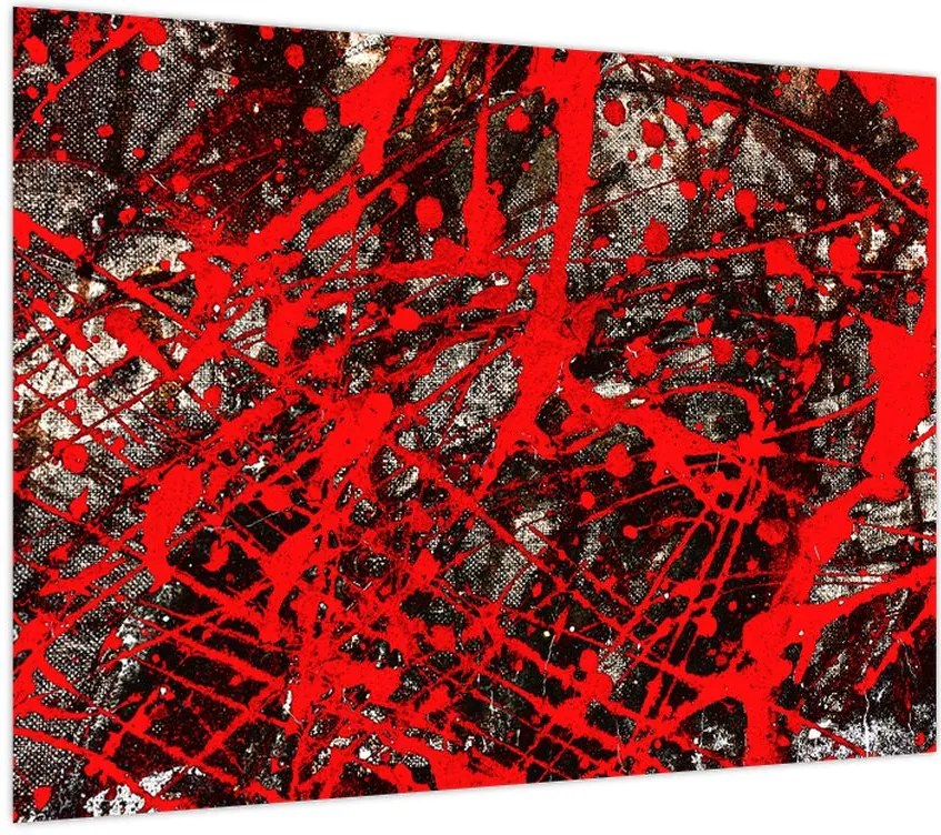 Obraz - Ekspresyjna abstrakcja (70x50 cm)