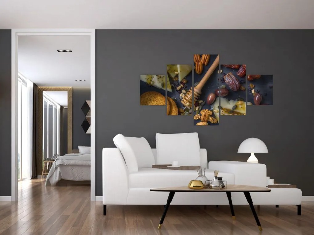 Obraz z suszonymi owocami (125x70 cm)