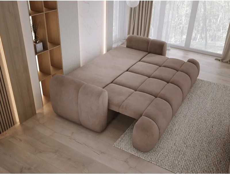 Sofa kanapa BOMO 3 osobowa z funkcją spania i pojemnikiem