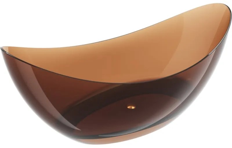 Mexen Vea earth wanna wolnostojąca transparentna 180 x 80 cm, korek chrom - 58091808005