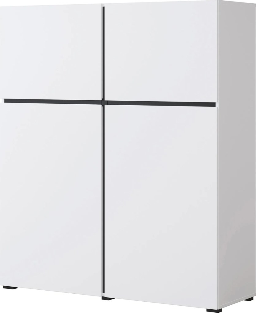 Komoda INCROCIO 119 cm do Salonu Sypialni Biały