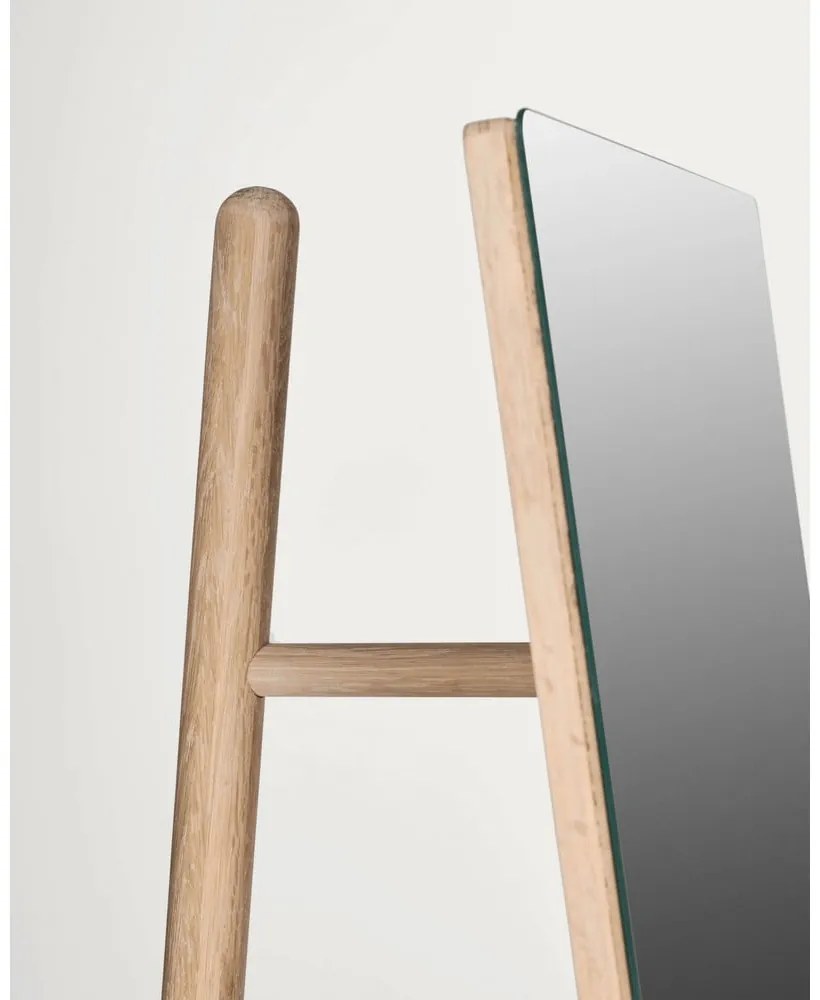 Lustro stojące z drewnianą ramą 45x160 cm Keisy – Kave Home