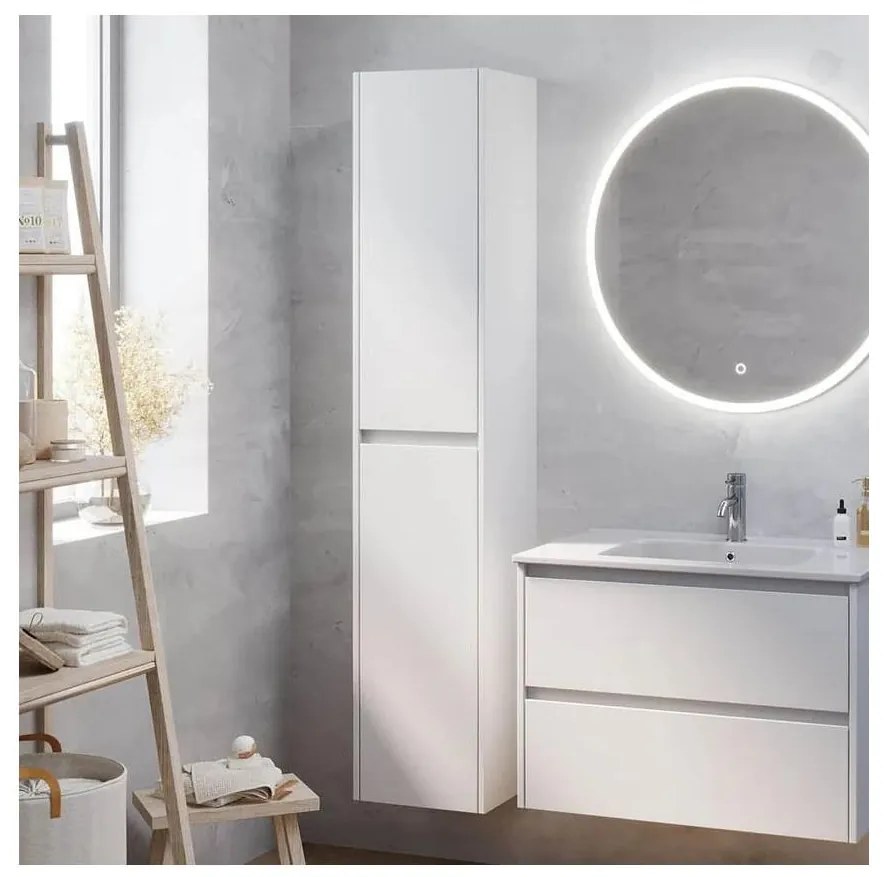 Szafka łazienkowa MOLDE 174 cm biała