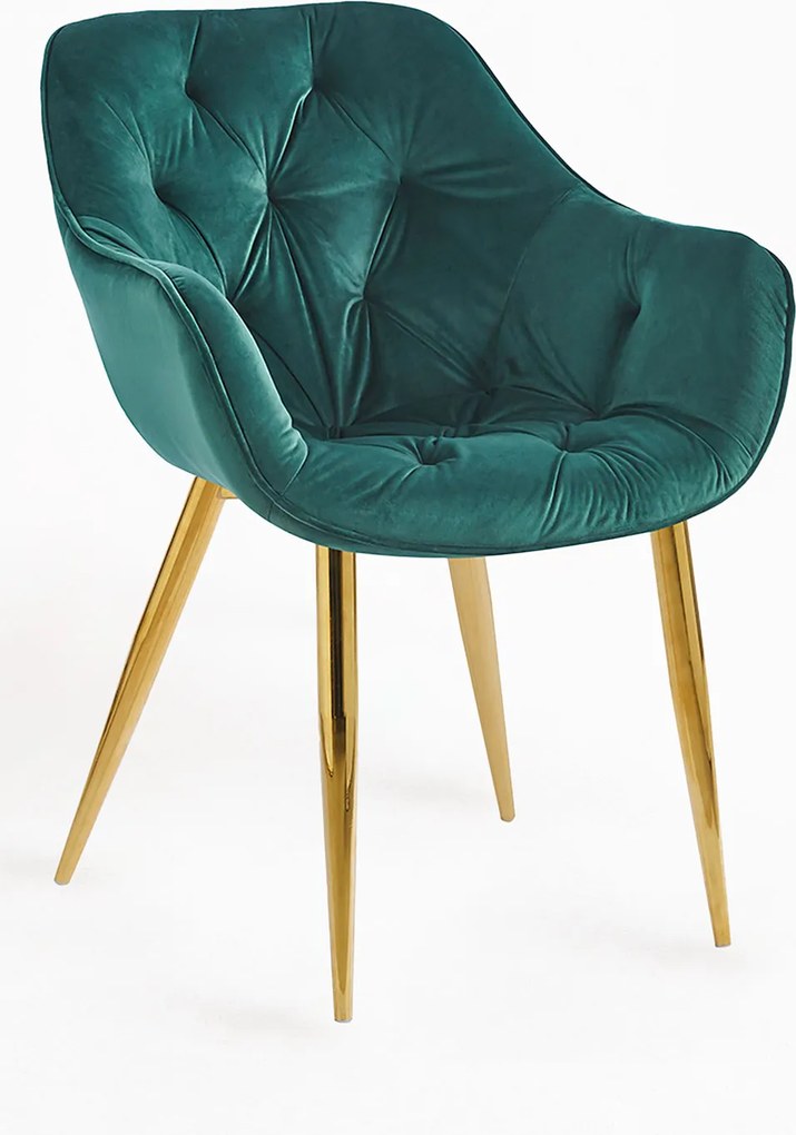 Krzeso Zandel w kolorze zotego aksamitu