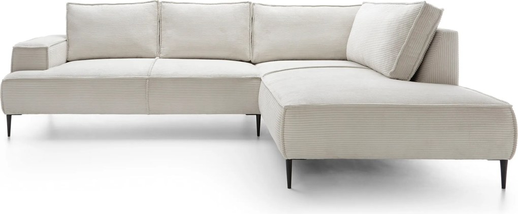 Masseno Narożnik DUNA Narożnik L-Kształtny, Modna sofa narożna do salonu - Beżowy, POSO 100