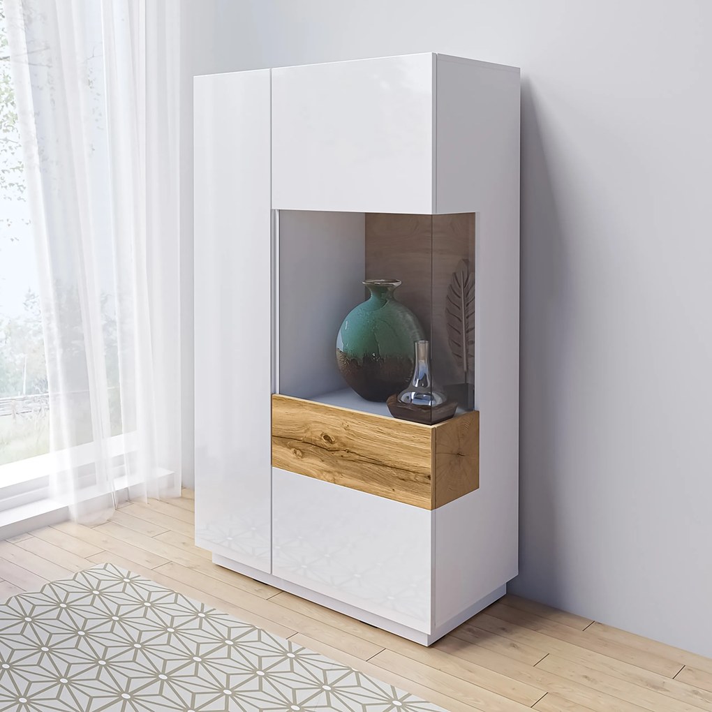 Komoda SILVANA 80 cm do Salonu Sypialni Biały