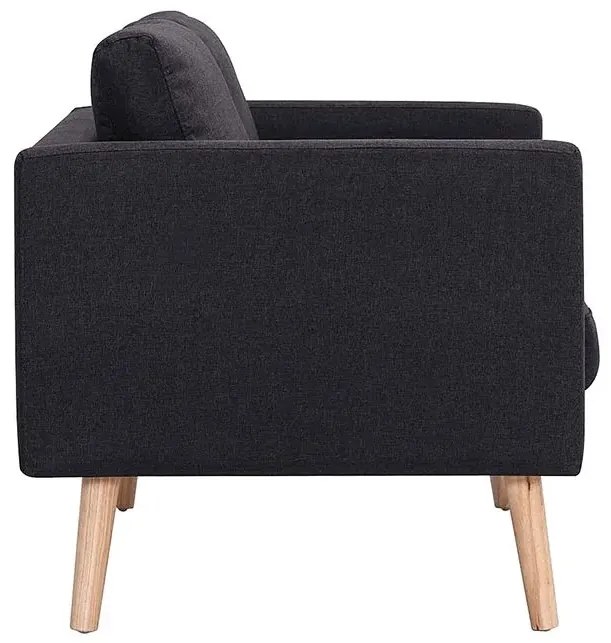 Dwuosobowa czarna kanapa - Imex 2X