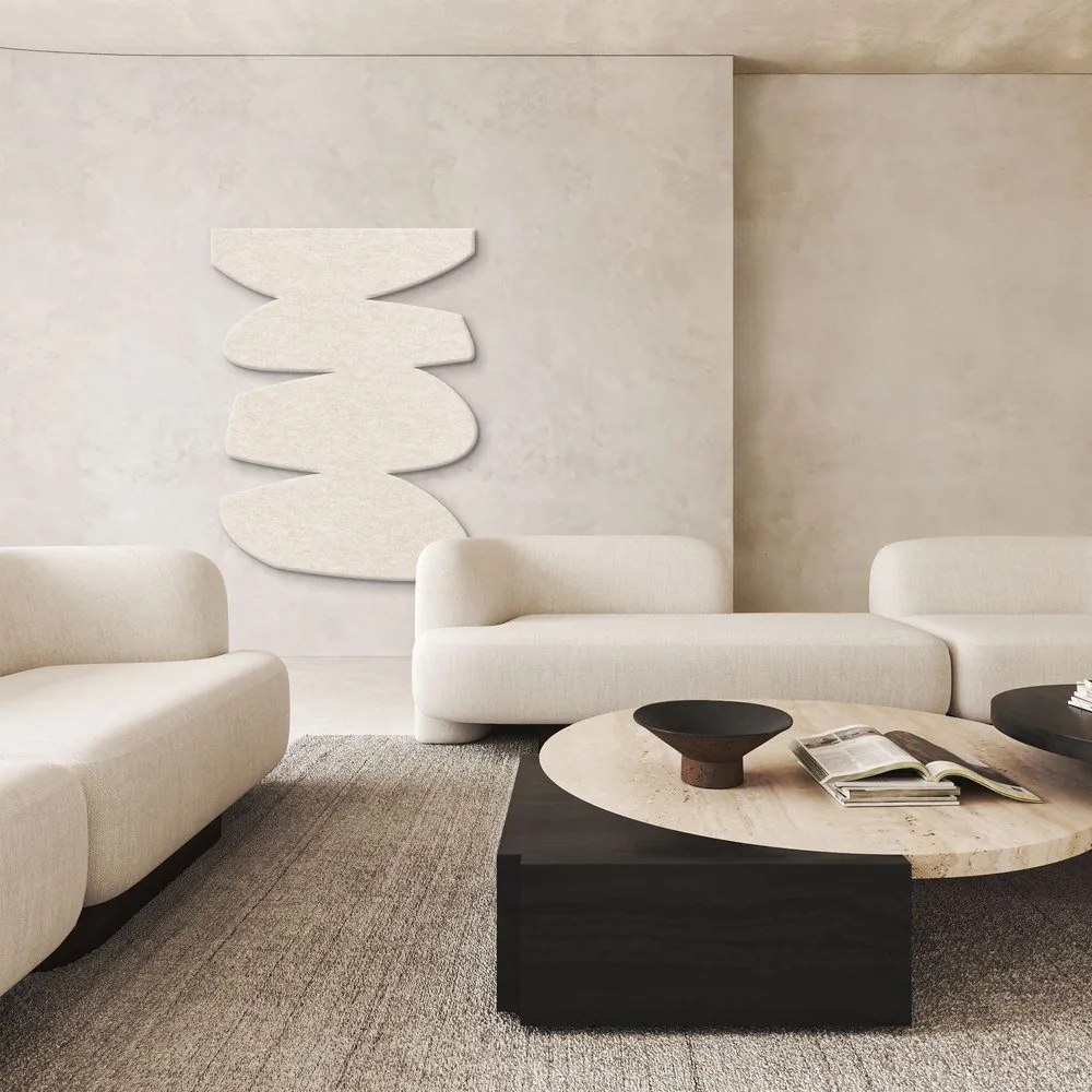 Tekstylny panel akustyczny 88x118 cm Stone Balance – Malerifabrikken