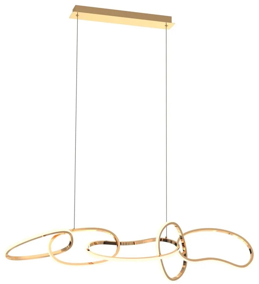 Zuma Line MD7361-5A-EGT - LED lampa CHOLET LED/56W/230V złota