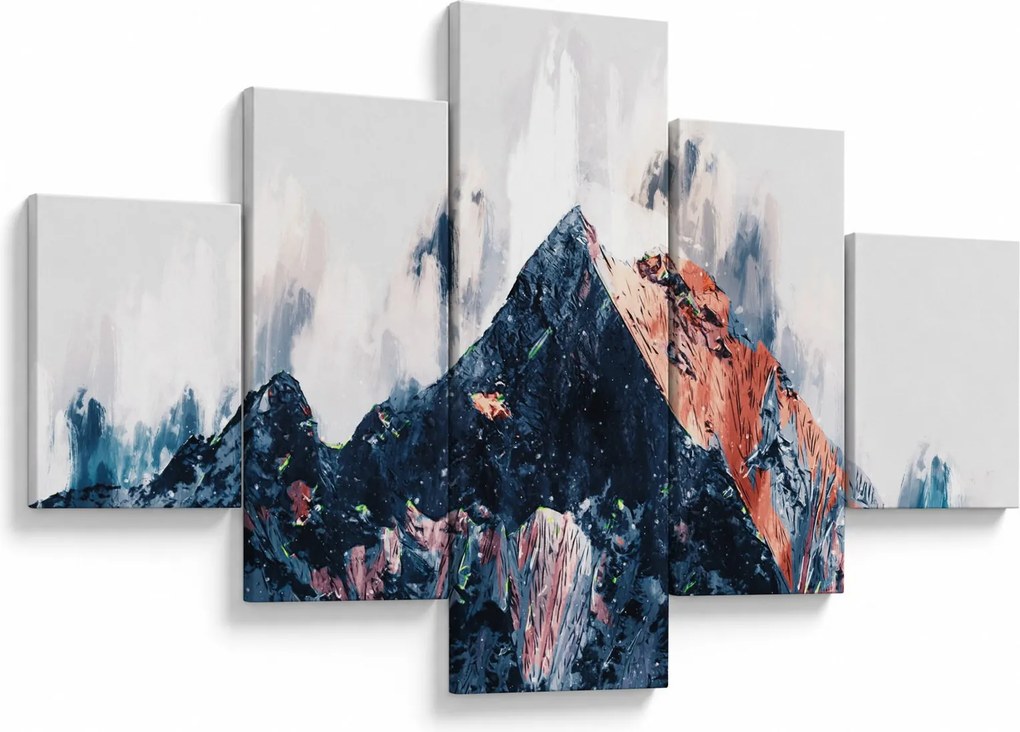 Obraz - Abstrakcyjna góra (125x70 cm)