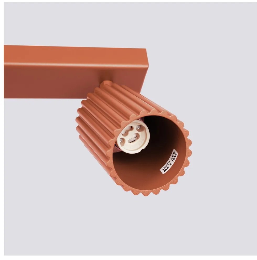 Ceglasta lampa punktowa 6,5x45 cm Gleam – Sollux