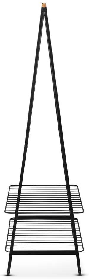 Czarny stalowy stojak na ubrania Linn – Brabantia