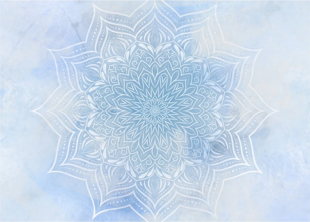 Obraz - Zimowa mandala (70x50 cm)