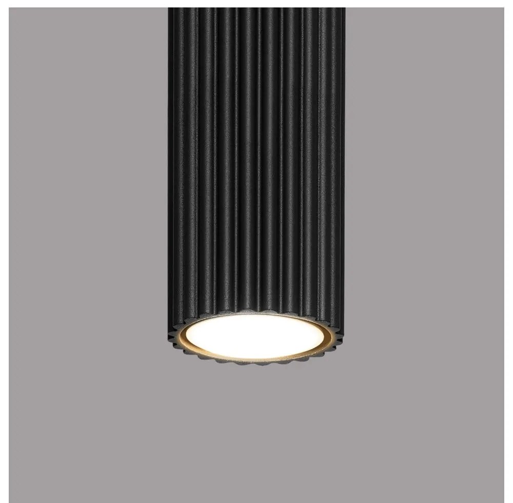 Czarna lampa punktowa Gleam – Sollux