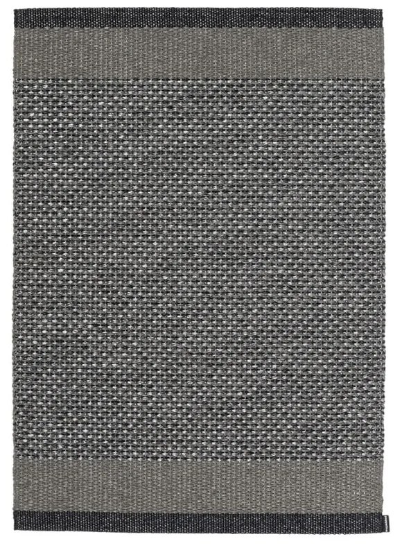 Antracytowy dywan odpowiedni na zewnątrz 60x85 cm Edit Charcoal – Pappelina
