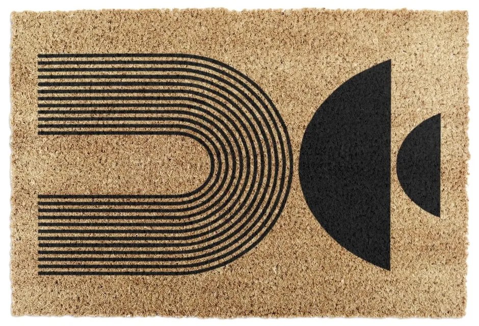 Wycieraczka z włókna kokosowego 40x60 cm Half Moon – Artsy Doormats