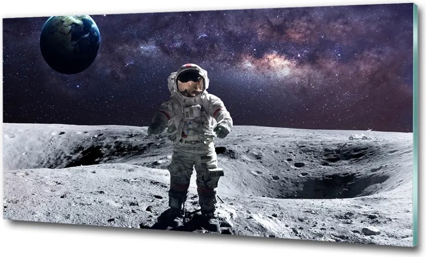 Foto obraz szkło hartowane Astronauta
