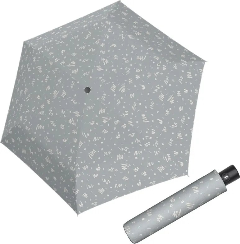 Doppler Zero*Magic Minimaly Cool Grey damski parasol automatyczny