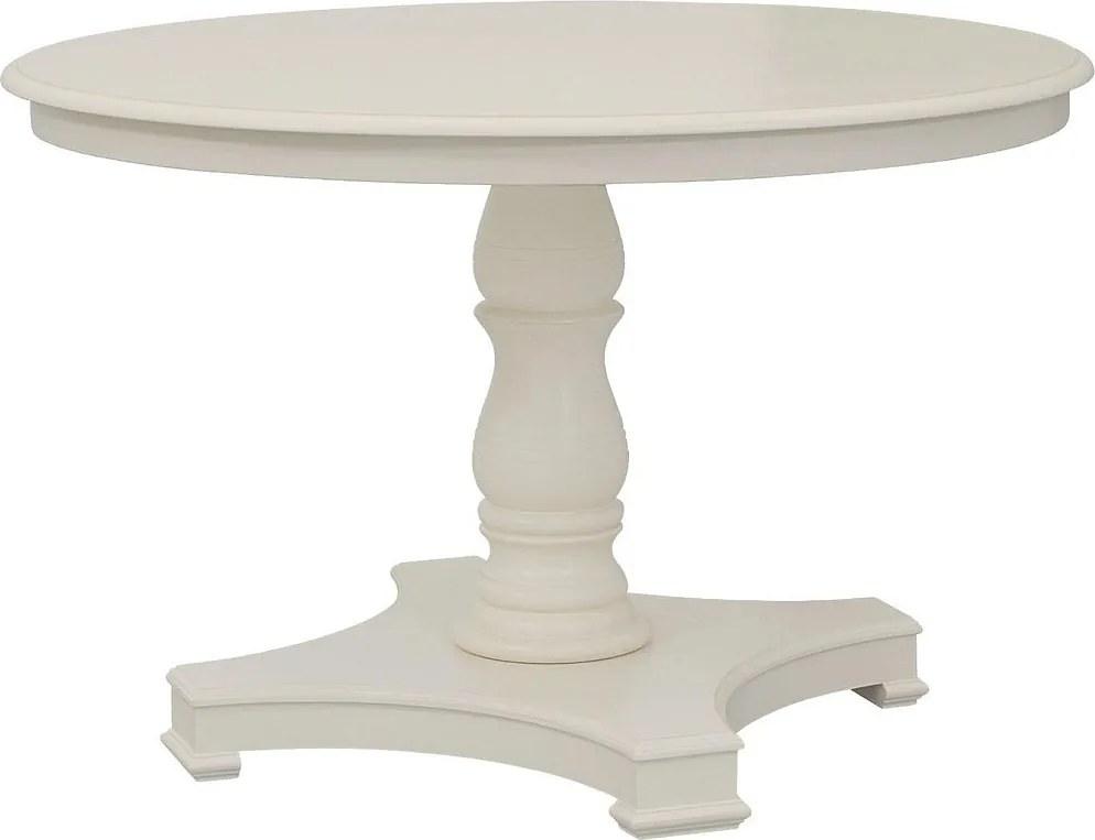 Stół 120x79x120 cm Jasny kremowy dijon di13