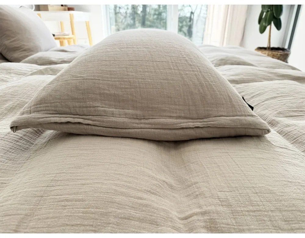 Poszewka na poduszkę muślinowa 45x45 cm Plain Muslin – Butter Kings