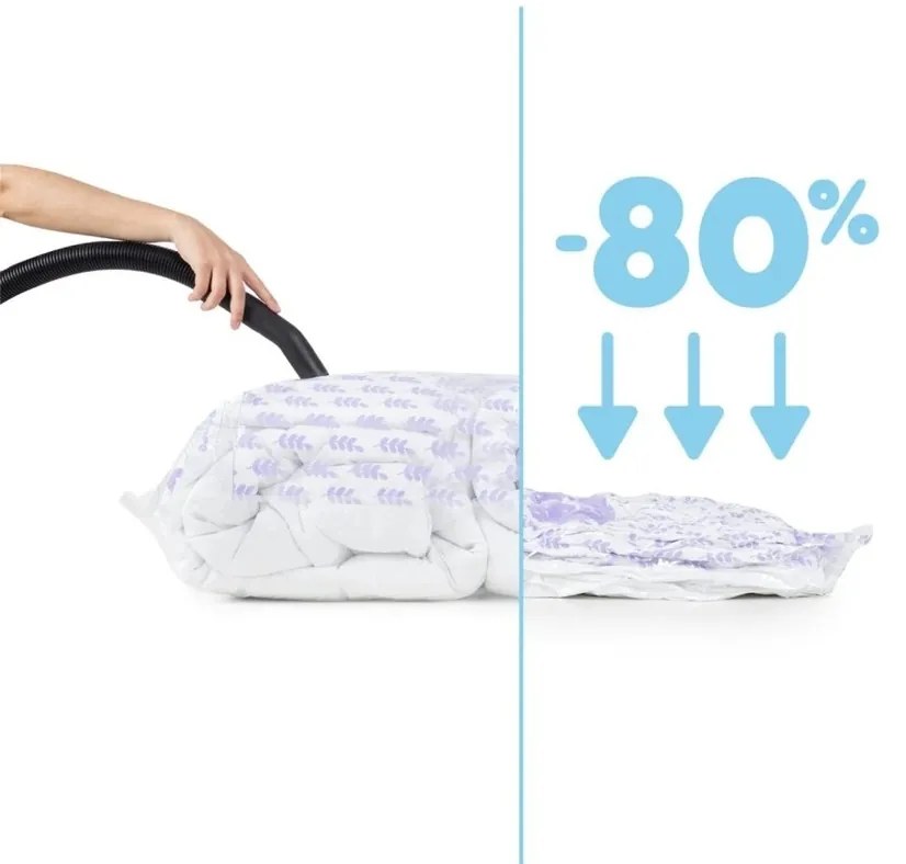 Worek do przechowywania próżniowego Compress LLavender 100 l, 70 x 100 cm, 1 szt.