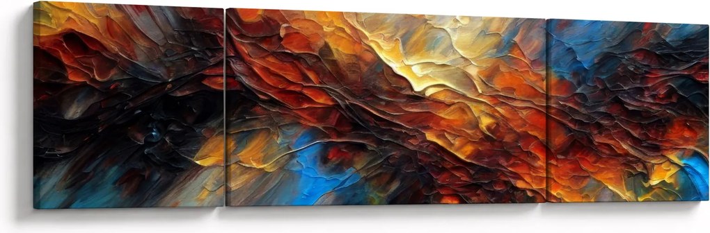 Obraz - Tekstura koloru (170x50 cm)
