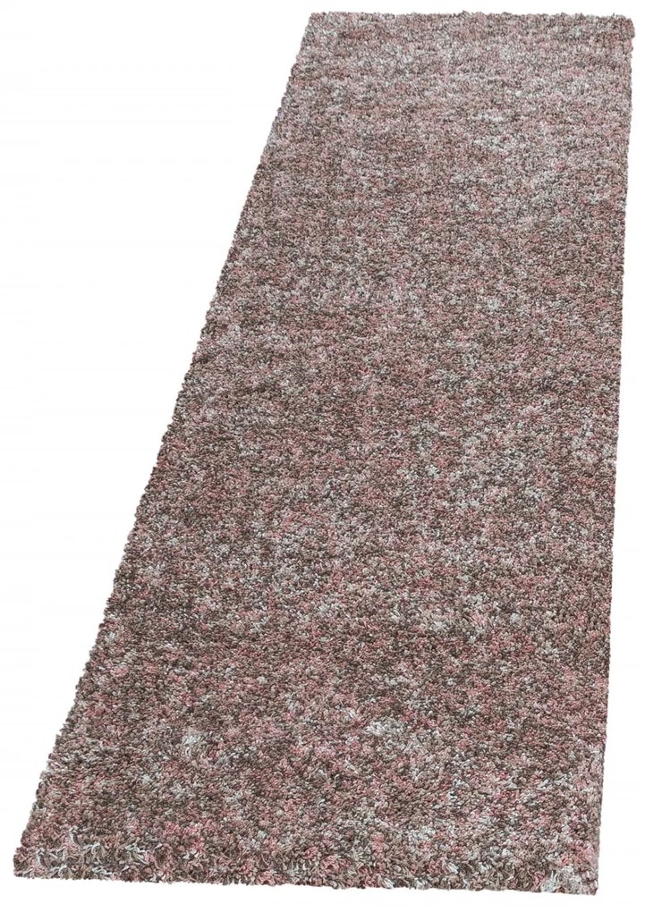 Dywan shaggy Enjoy rose multikolor 80 cm x 250 cm