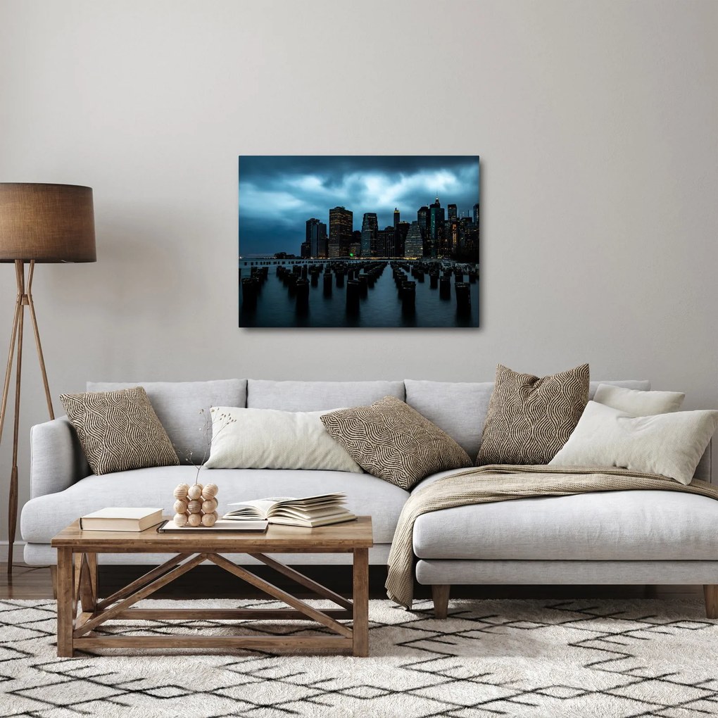Obraz  - Widok na drapacze chmur Nowego Jorku (70x50 cm)