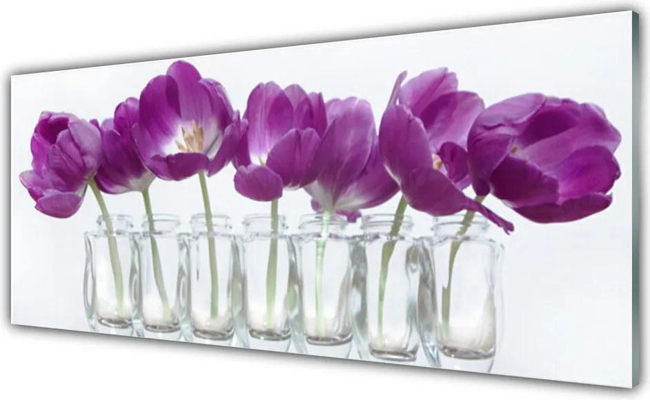 Panel Szklany Rozkwitająca Natura w Kwiatach