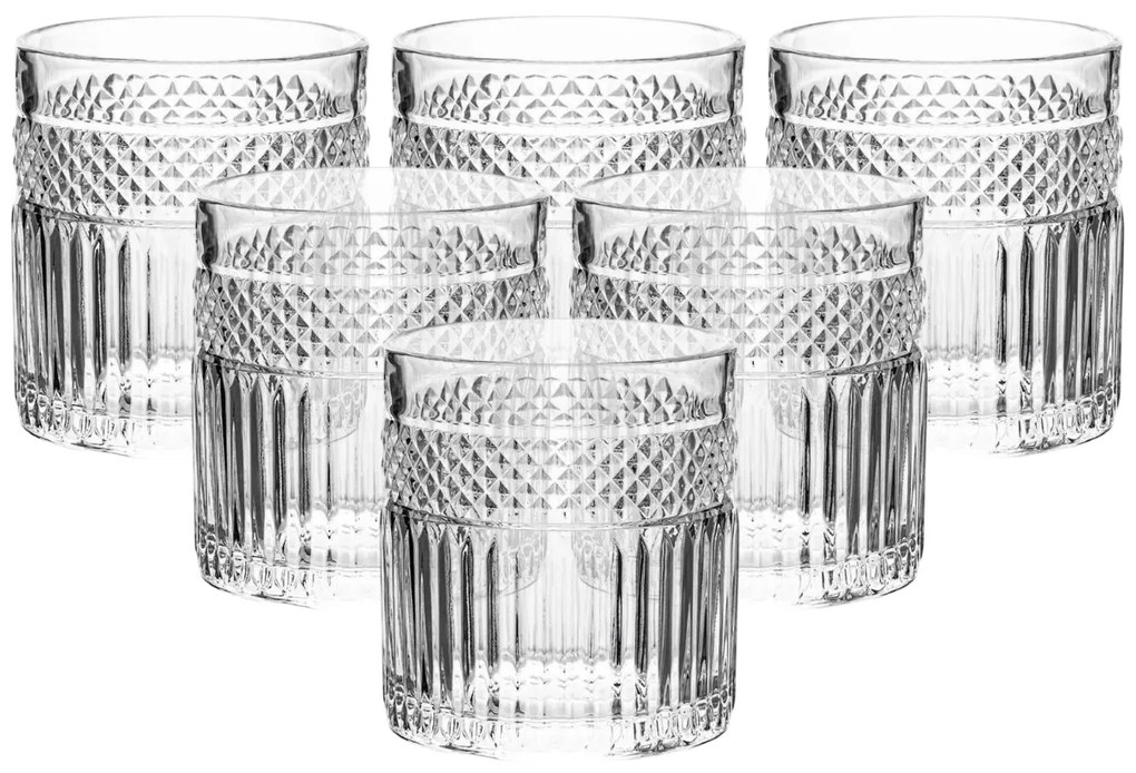 Altom Zestaw niskich szklanek Greta 330 ml, 6 szt.