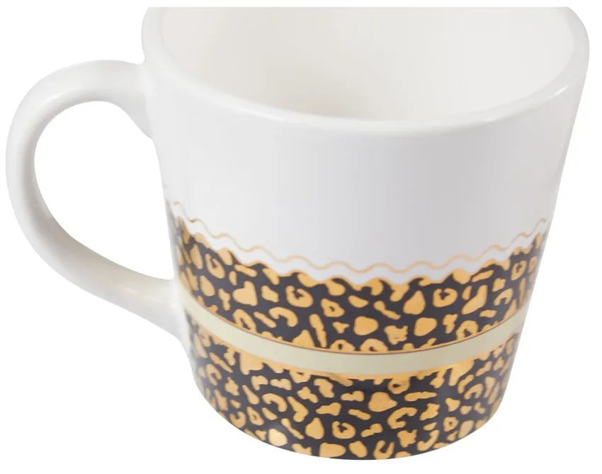 Kamionkowe kubki w biało-złotym kolorze zestaw 2 szt. 300 ml London – Premier Housewares