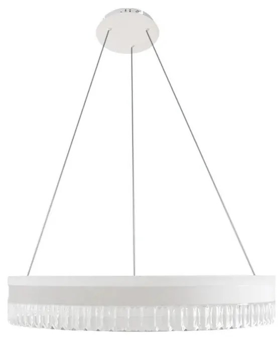 LED regulowany żyrandol na linkę LED/80W/230V 3000-6500K biały + DO