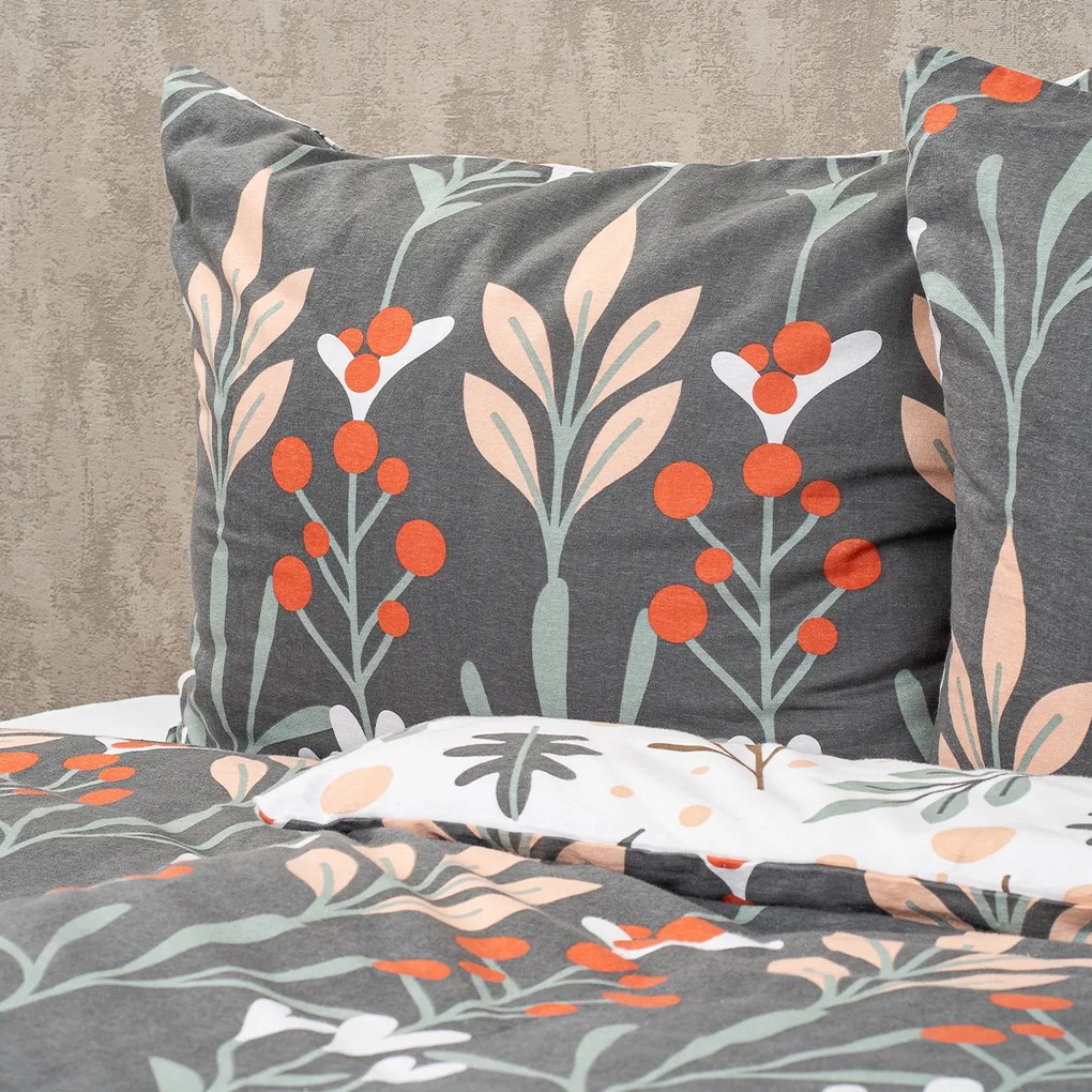 4Home Pościel flanelowa Winter nature, 140 x 220 cm, 70 x 90 cm