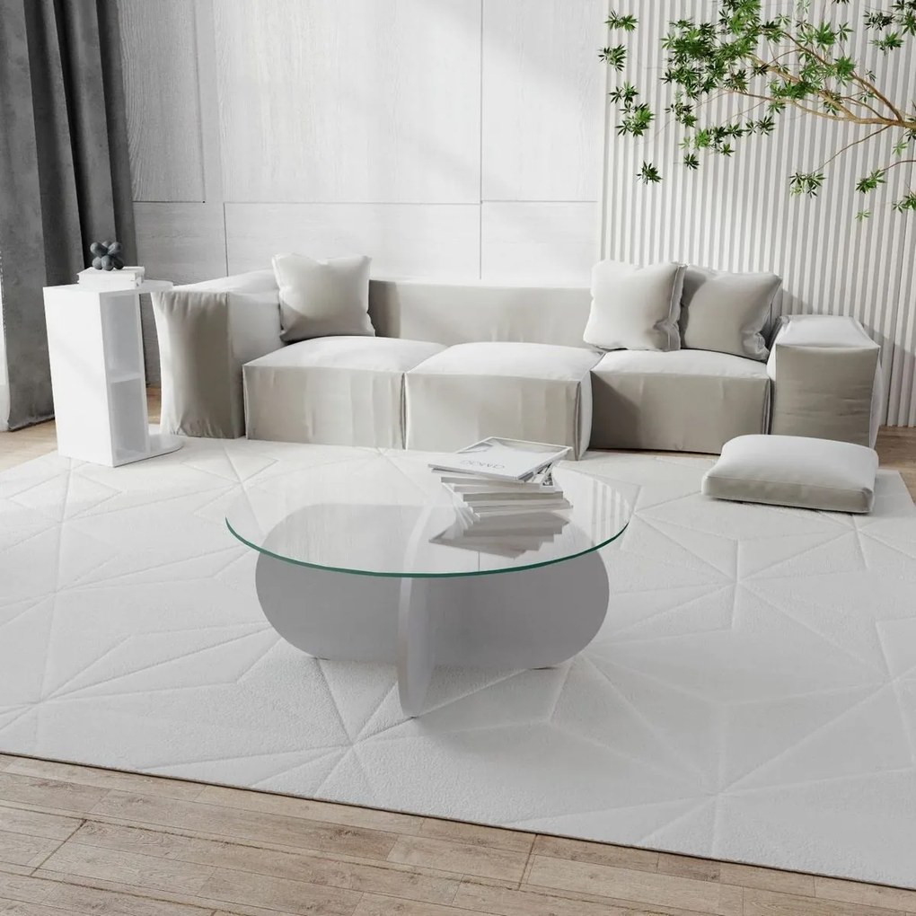 Stolik konferencyjny Bubble White
